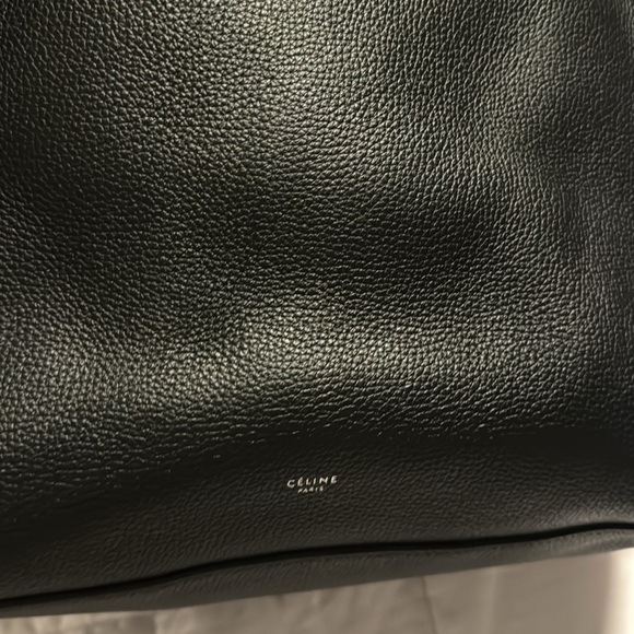 CELINE NEW Never used medium size CELINE black grained calfskin leather Big Bag - Picture 10 of 14
